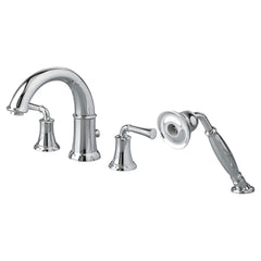 Portsmouth Bathtub Faucet with Personal Shower for Flash Rough-in Valve with Lever Handles // CHROME // 168128_7420901002_1_CDNwebp.webp