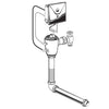 [606B212.007] Ultima Selectronic Concealed Toilet Flush Valve, Base Model, Piston-Type, 1.1 gpf/4.2 Lpf - No Finish