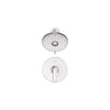 [TU061507.002] Aspirations 1.8 gpm/6.8L/min Shower Trim Kit With Water-Saving Showerhead and Double Ceramic Pressure Balance Cartridge With Lever Handle - Polished Chrome