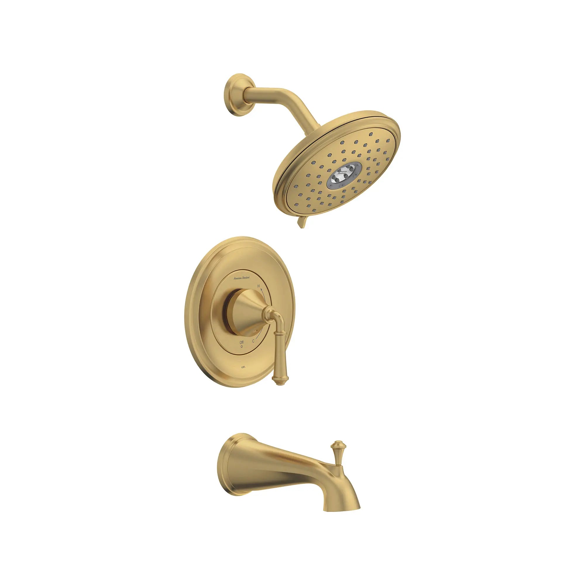 Delancey® - Ensemble de robinetterie pour baignoire/douche 1,8 gpm/6,8 L/min incluant une pomme de douche 4 fonctions à économie d'eau et une poignée à levier // TUB & SHOWER / AUBE FRAÎCHE BROSSÉ // 168615_Delancey_SiloRight_TU052508.GN0_0001_Mar2023_0_CDNwebp.webp