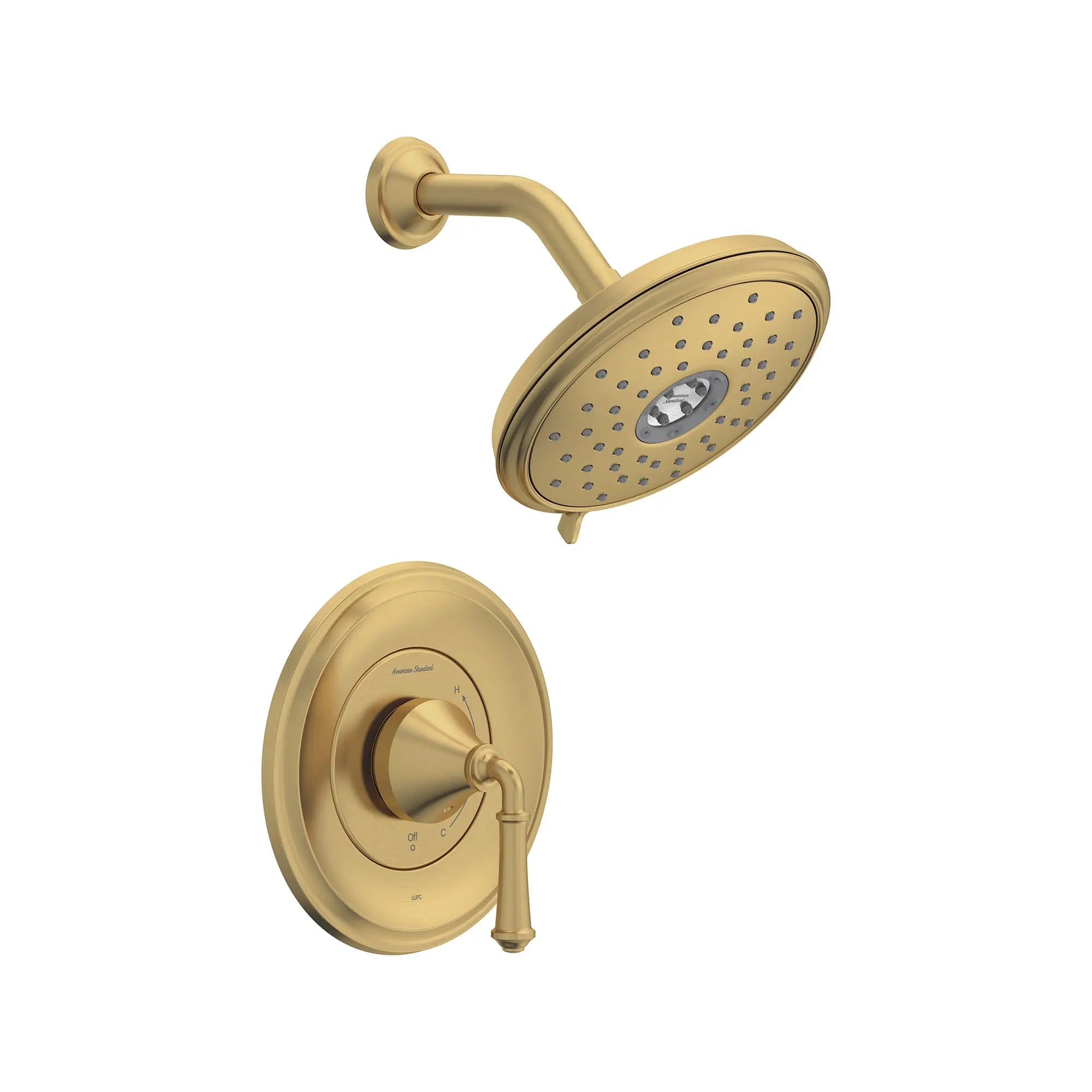 Delancey® - Ensemble de robinetterie pour douche 1,8 gpm/6,8 L/min incluant une pomme de douche 4 fonctions à économie d'eau et une poignée à levier // SHOWER / AUBE FRAÎCHE BROSSÉ // 168651_Delancey_SiloRight_TU052507.GN0_0001_Mar2023_0_CDNwebp.webp