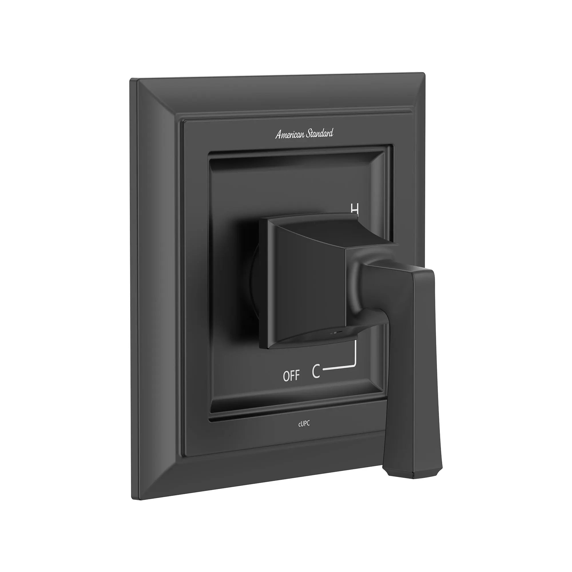 Town Square® S - Kit de garniture pour robinet seul avec cartouche à pression équilibrée en double céramique et poignée à levier // NOIR MAT // 168653_TownSquareS_SiloRight_TU455500.243_0001_Jan2023_0_CDNwebp.webp