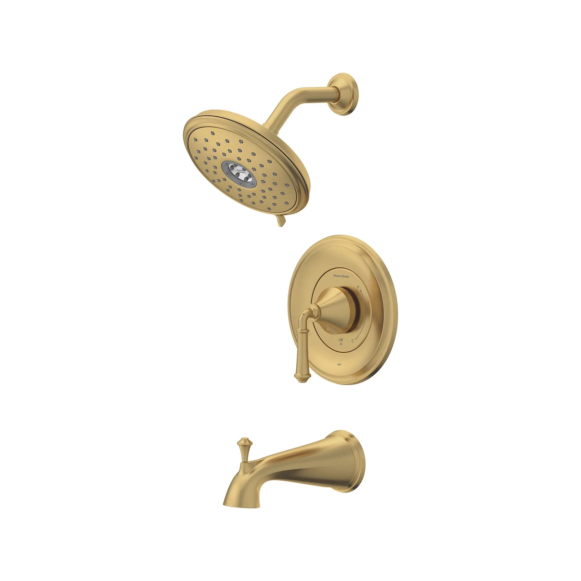 Delancey® - Ensemble de robinetterie pour baignoire/douche 1,8 gpm/6,8 L/min incluant une pomme de douche 4 fonctions à économie d'eau et une poignée à levier // TUB & SHOWER / AUBE FRAÎCHE BROSSÉ // 168655_Delancey_SiloLeft_TU052508.GN0_0002_Mar2023_0_CDNwebp.webp