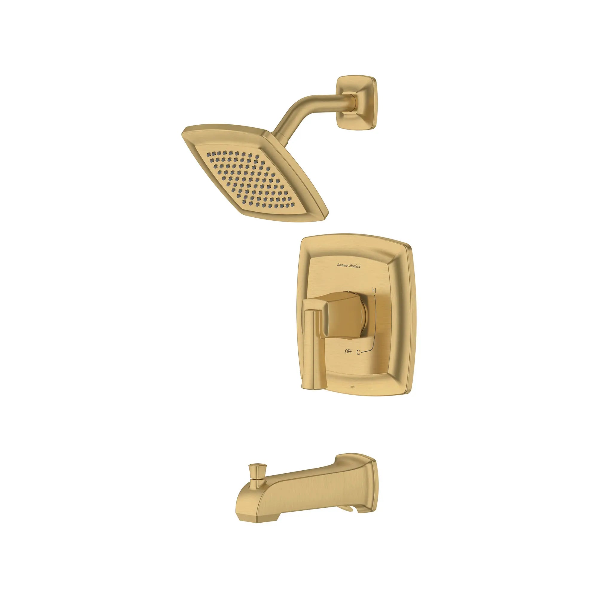 Townsend® - Ensemble de robinetterie pour baignoire/douche 1,75 gpm/6,6 L/min incluant une pomme de douche à économie d'eau, une cartouche à pression équilibrée en double céramique et une poignée à levier // TUB & SHOWER / 1.75 GPM / AUBE FRAÎCHE BROSSÉ // 168657_Townsend_SiloLeft_tu353508.GN0_0002_Mar2023_0_CDNwebp.webp