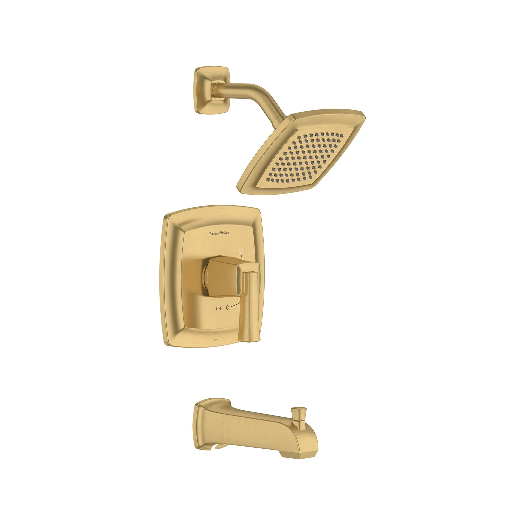 Townsend® - Ensemble de robinetterie pour baignoire/douche 1,75 gpm/6,6 L/min incluant une pomme de douche à économie d'eau, une cartouche à pression équilibrée en double céramique et une poignée à levier // TUB & SHOWER / 1.75 GPM / AUBE FRAÎCHE BROSSÉ // 168660_Townsend_SiloRight_tu353508.GN0_0001_Mar2023_0_CDNwebp.webp