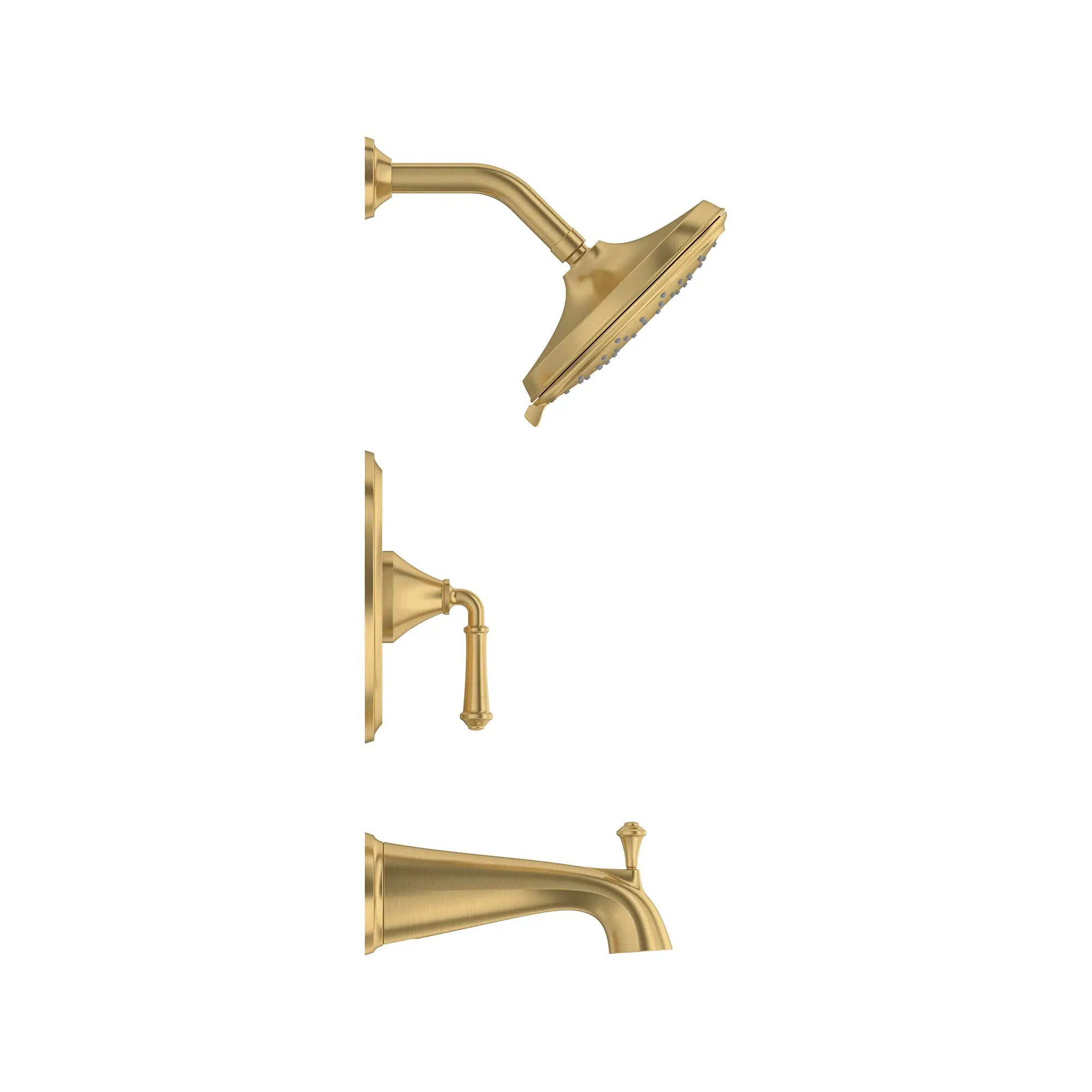 Delancey® - Ensemble de robinetterie pour baignoire/douche 1,8 gpm/6,8 L/min incluant une pomme de douche 4 fonctions à économie d'eau et une poignée à levier // TUB & SHOWER / AUBE FRAÎCHE BROSSÉ // 168866_TownSquareS_SiloSide_TU052508.GN0_0001_Apr2023_0_CDNwebp.webp