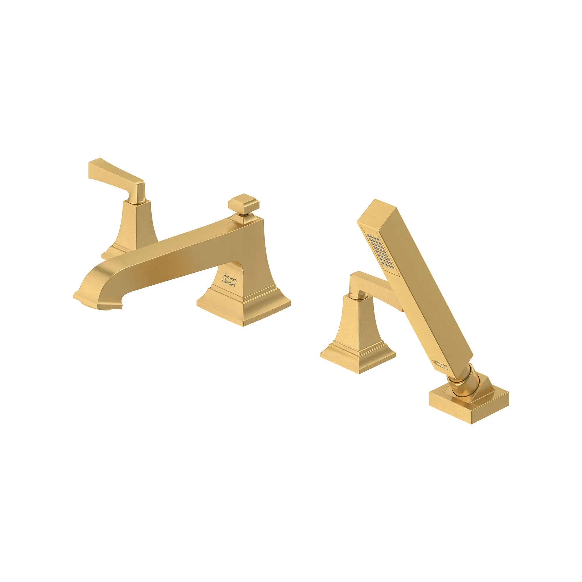 Town Square® S - Robinet de baignoire avec poignées à levier et douchette pour robinet brut Flash® // AUBE FRAÎCHE BROSSÉ // 168886_TownSquareS_SiloLeft_T455901.GN0_0001_Mar2023_0_CDNwebp.webp