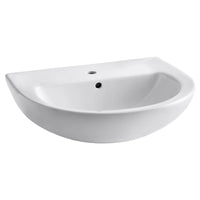[0468001.020] 24-Inch Evolution Center Hole Only Pedestal Sink Top - White