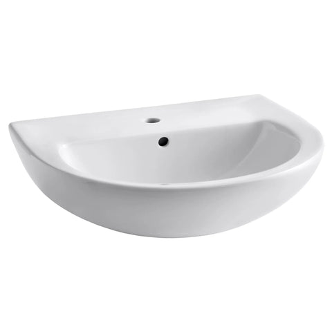 Evolution® - lavabo sur colonne de 24 po et trou central seulement