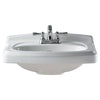[0555104.020] Portsmouth® 4-Inch Centerset Pedestal Sink Top - White