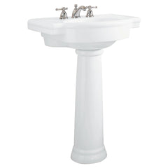 [0282800.020] Retrospect® 8-Inch Widespread Pedestal Sink Top and Leg Combination - White