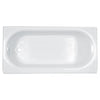[2392202.020] Princeton® Americast® 60 x 30-Inch Integral Apron Bathtub Above Floor Rough with Left-Hand Outlet - Arctic