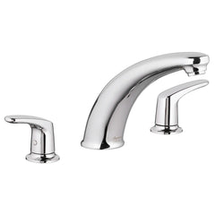 Colony® PRO Deck Mount Bathtub Faucet for Flash Rough-in Valves with Lever Handles // CHROME // 169714_T075900002_CDNwebp.webp