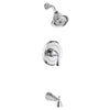 [T186508.002] Fluent 2.0 GPM Tub and Shower Trim Kit with Lever Handle - Polished Chrome