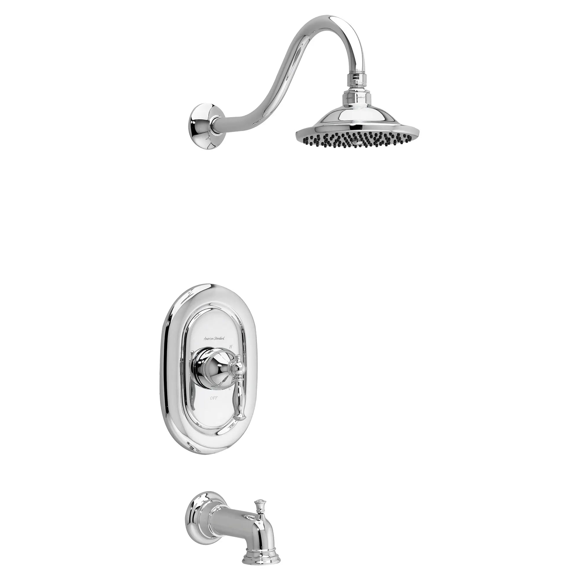 Quentin 2.5 GPM Baignoire and Garniture de douche Kit avec pomme de douche pluie et poignée à levier // POLISHED CHROME // 169866_P-T440502002_02_0_CDNwebp_2a92535e-1b5c-4299-aebb-e5a00969805f.webp
