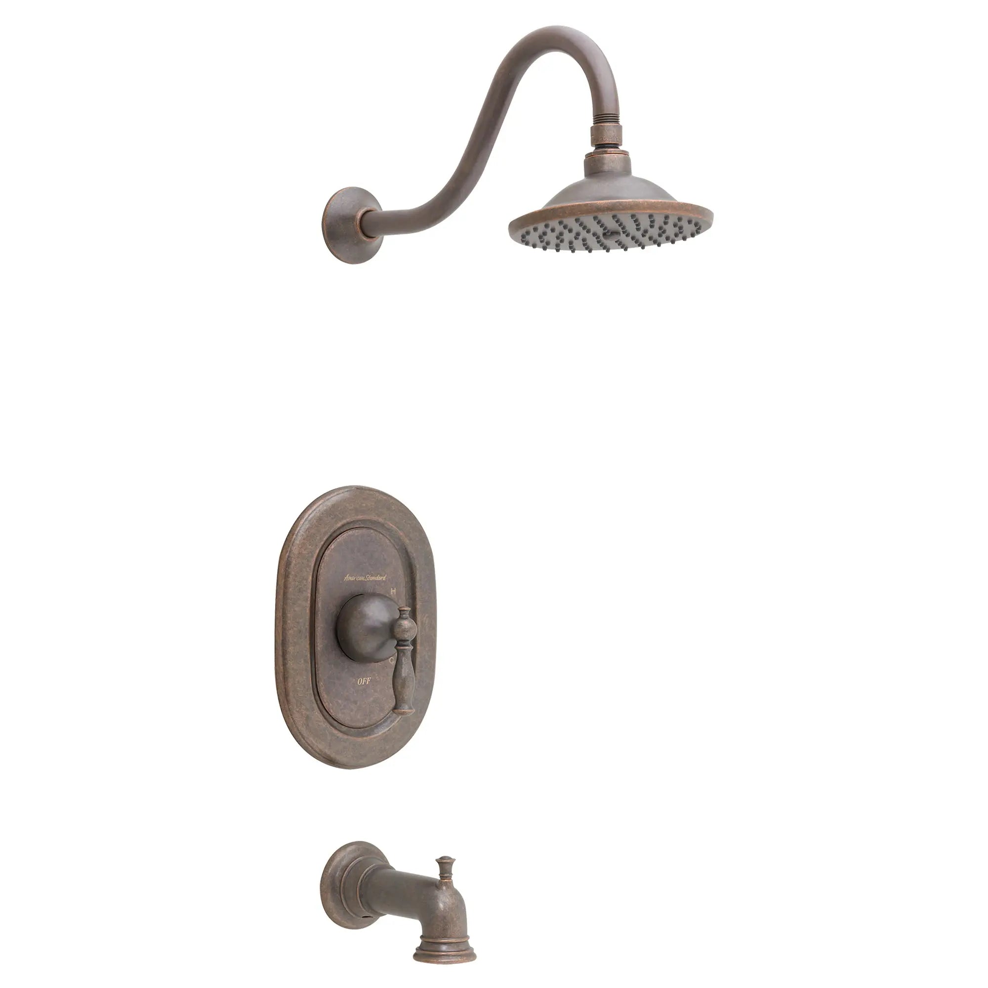 Quentin 2.5 GPM Baignoire and Garniture de douche Kit avec pomme de douche pluie et poignée à levier // OIL RUBBED BRONZE // 169867_P-T440502224_02_0_CDNwebp_aa84633a-c22a-4a1a-9978-71c2f92218f5.webp