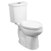 [2886518.020] H2Option® Two-Piece Dual Flush 1.28 gpf/4.8 Lpf and 0.92 gpf/3.5 Lpf Chair Height Elongated Toilet With Liner Less Seat - White