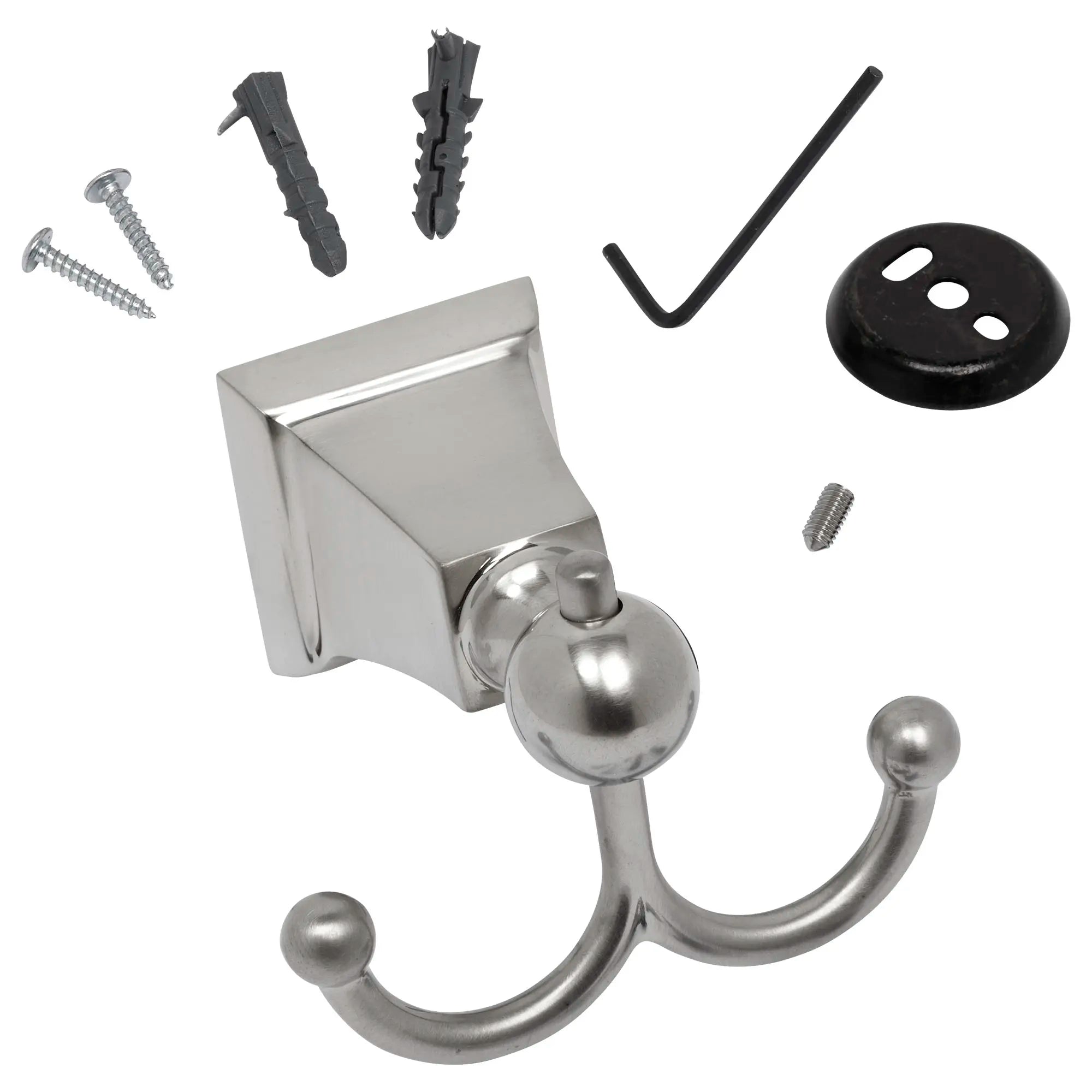 Série TS Porte-peignoir double // NICKEL BROSSÉ // 173590_P_8338210295_0_CDNwebp.webp