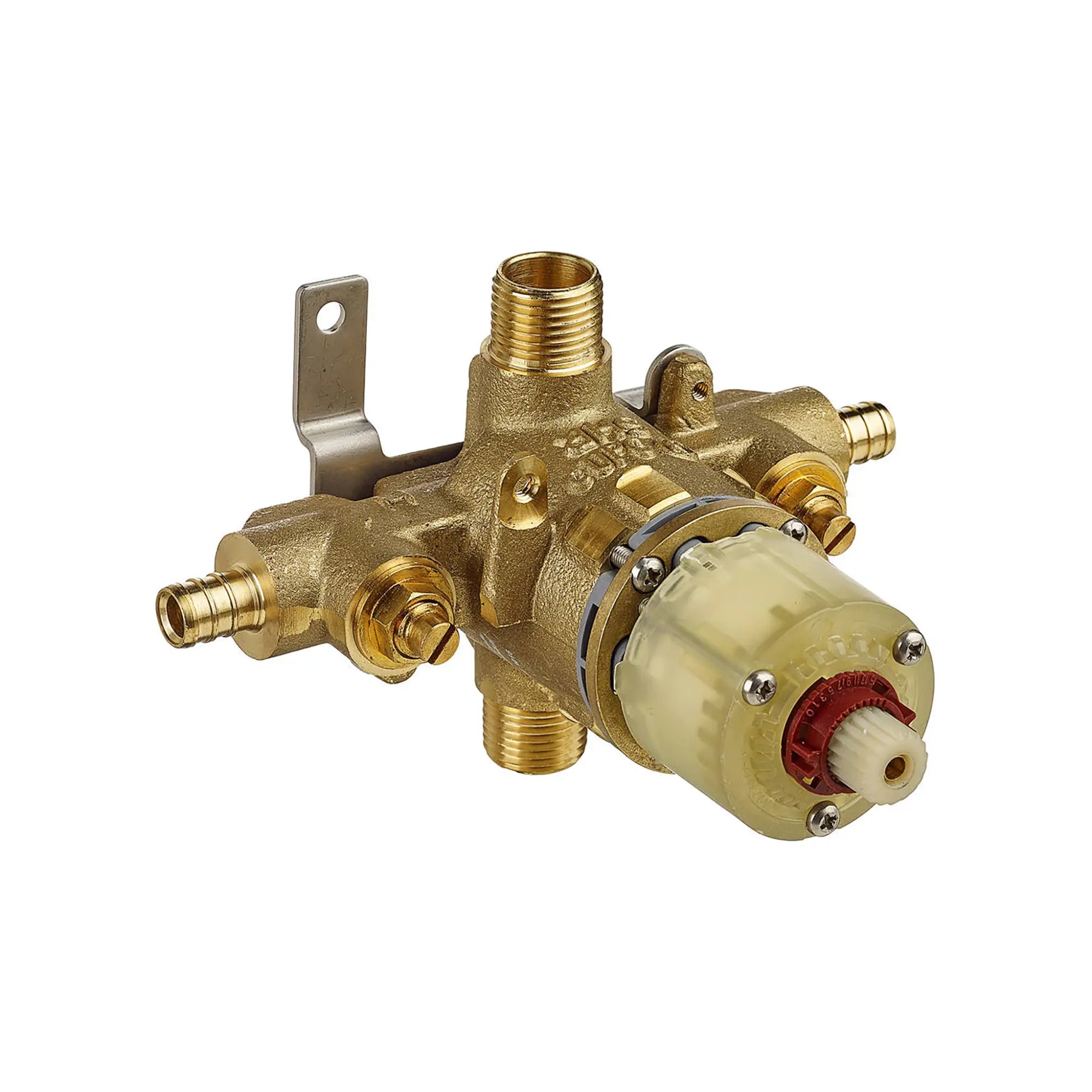 R117SS-PB ROUGH VALVE BODY W/ SS W/ PEX // SANS FINI // 173643_R117SS-pressure-balance-bath-shower-control-valve-body_0_CDNwebp.webp
