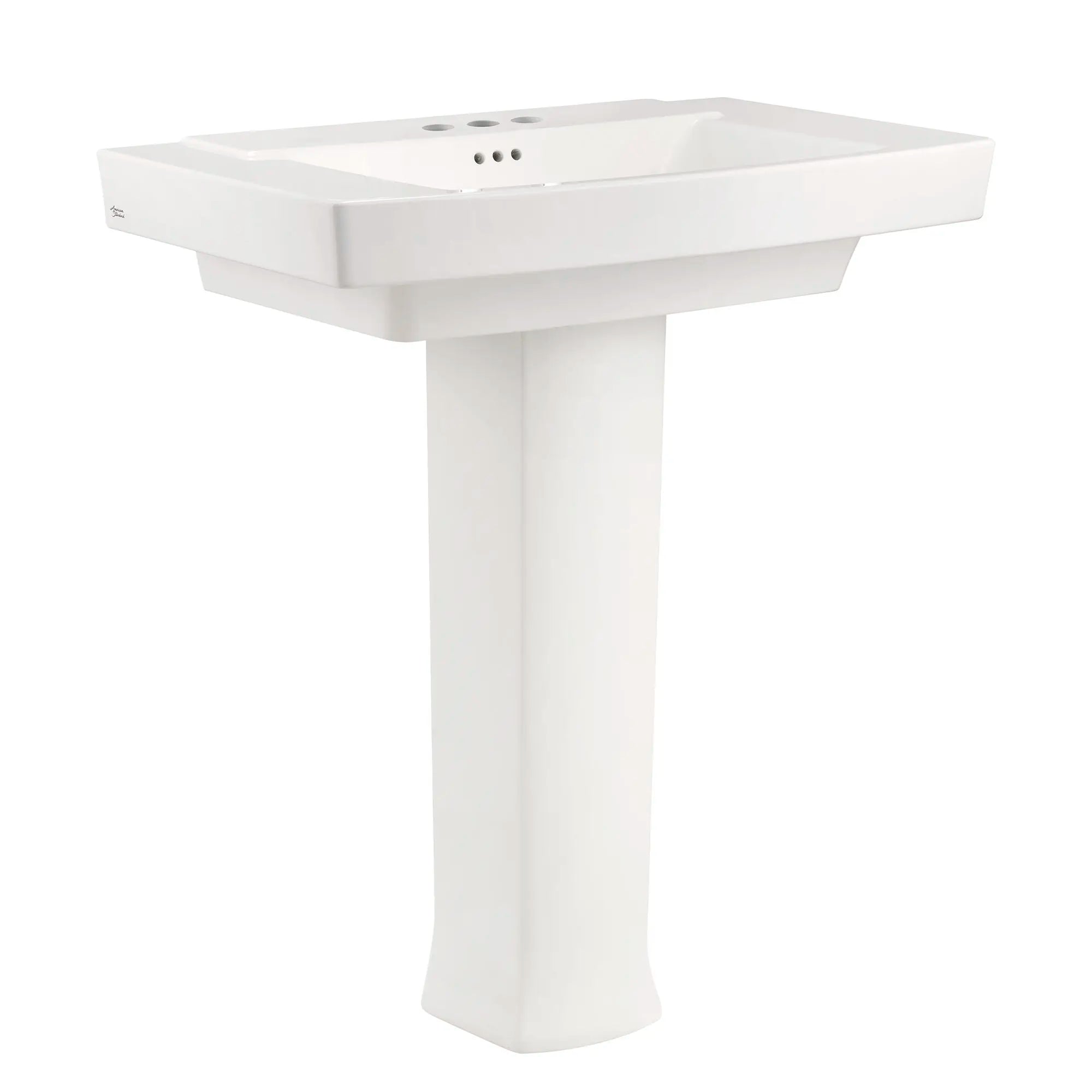 Combinaison de dessus et de pieds d'évier sur colonne Townsend® central de 4 po // BLANC // 173723_0328400.020_0_CDNwebp.webp