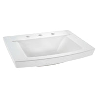 [0329008.020] Townsend® 24 x 18-Inch Above Counter Sink With 8-Inch Widespread - White