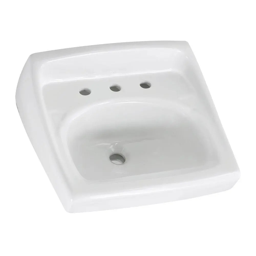 Lavabo mural Lucerne sans trop-plein - trou pour robinet de 8 po à grand écartement // BLANC // 173778_0356915020_0_CDNwebp.webp