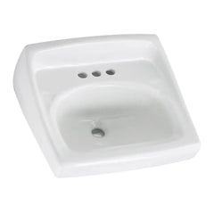 [0355912.020] Lucerne® Wall-Hung Sink Less Overflow With 4-Inch Centerset - White