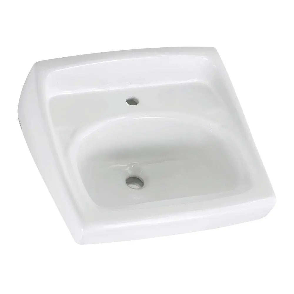 Lavabo mural Lucerne sans trop-plein avec trou central seulement // BLANC // 173783_0356921020_0_CDNwebp.webp