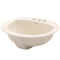 [0491019.021] Rondalyn Drop-In Sink With 4-Inch Centerset - White