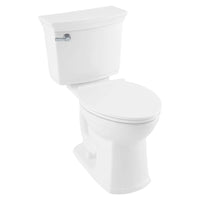 [5055A65C.020] Contemporary Slow-Close & Easy Lift-Off Elongated Toilet Seat for VorMax® CleanCurve® Style Rims - White