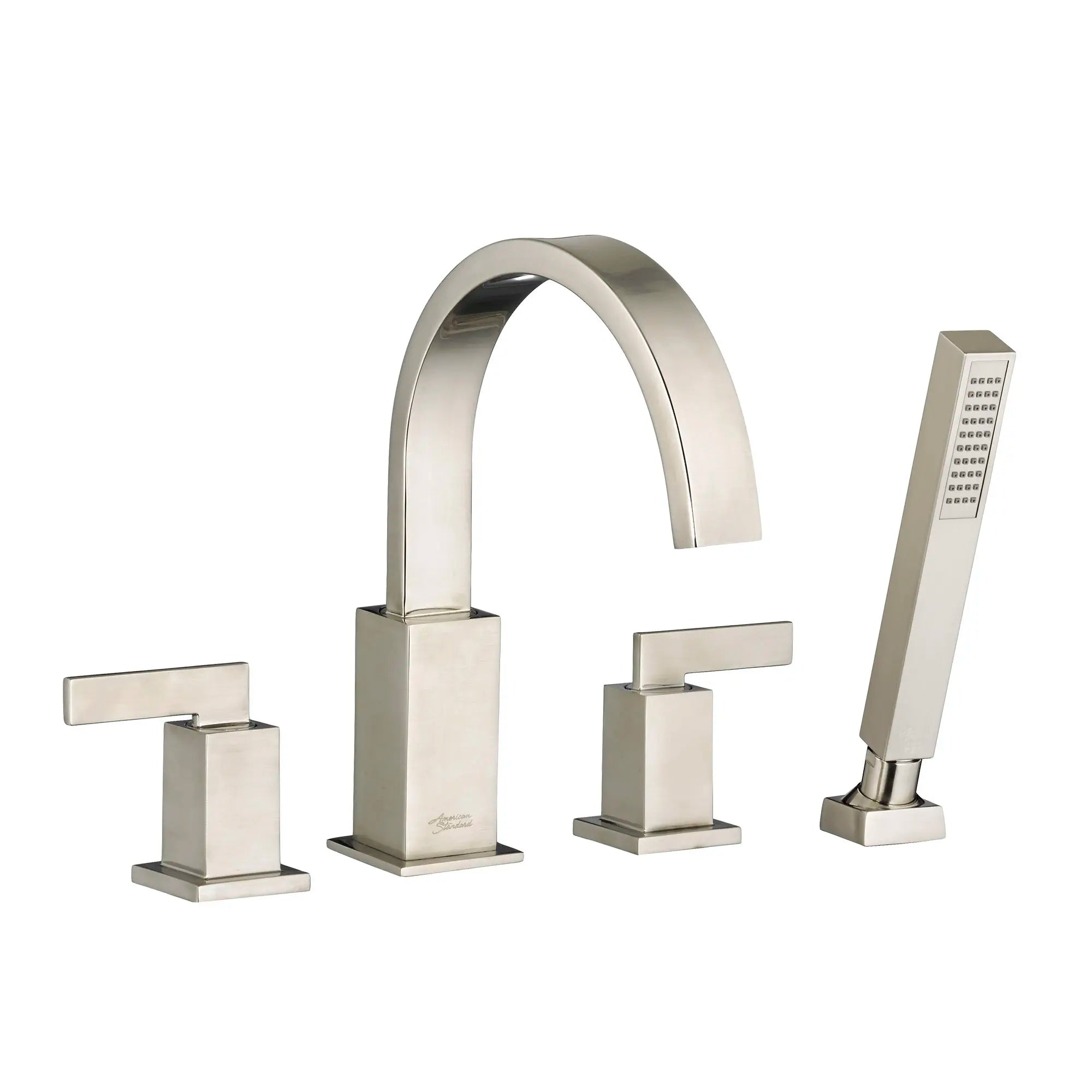 Town Square - Robinet de baignoire avec douchette for Flash® Rough-in Valve with Lever Handles // NICKEL BROSSÉ // 174026_7184901295_0_CDNwebp.webp