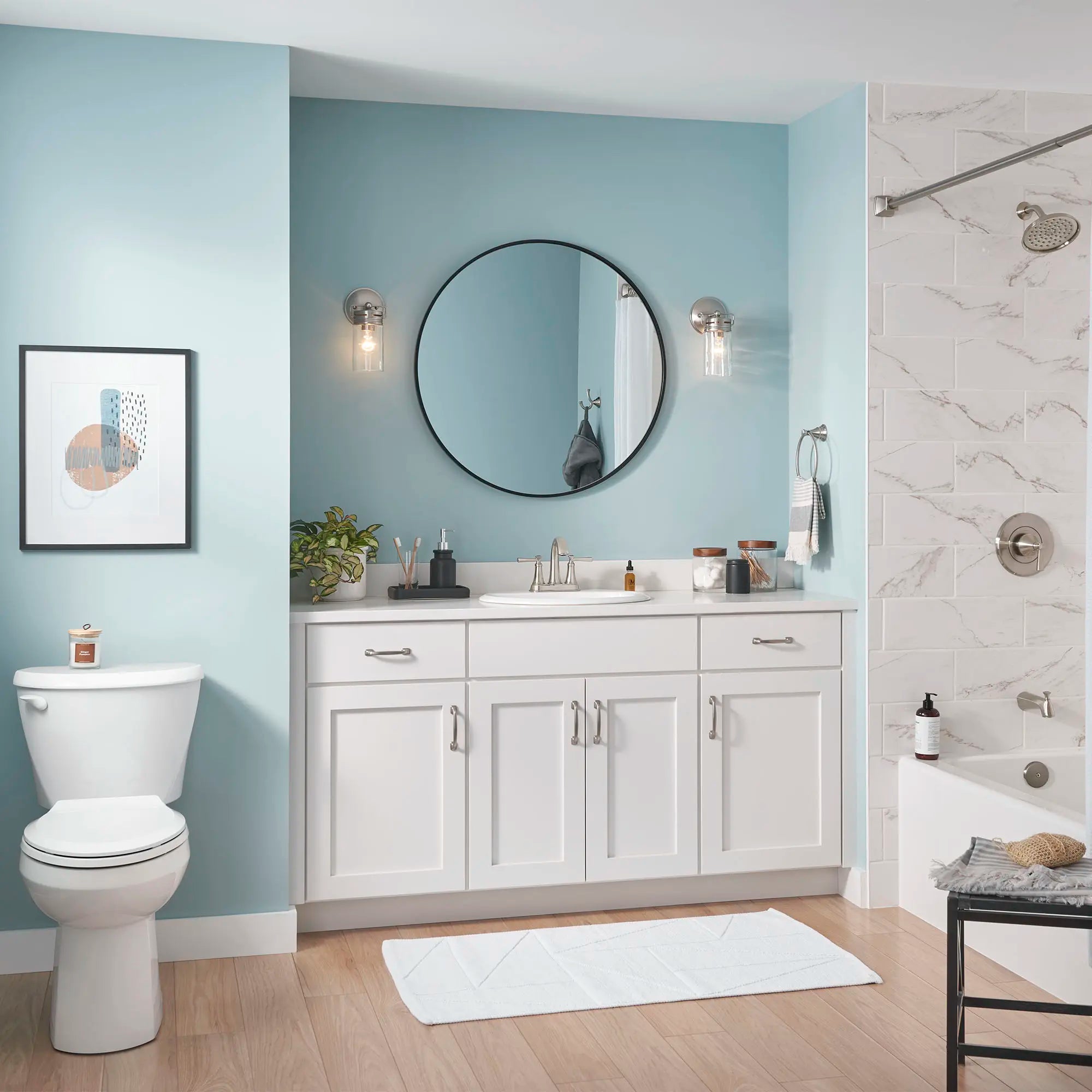 Robinet de salle de bain à poignée unique pour lavabo monotrou Glenmere 1,2 gpm/4,5 l/min avec poignées à levier // NICKEL BROSSÉ // 174228_B-7617207.295_TU617502.295_250AA104.020_0_CDNwebp_83a24779-2bef-4006-831a-084121fe3721.webp