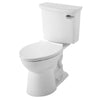 [238AA115.020] VorMax® Two-Piece 1.0 gpf/3.8 Lpf Chair Height Right-Hand Trip Lever Elongated Toilet Less Seat - White