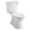 [238AA115.020] VorMax® Two-Piece 1.0 gpf/3.8 Lpf Chair Height Right-Hand Trip Lever Elongated Toilet Less Seat - White