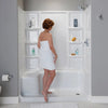 [6030ST3R.011] Elevate Seated Shower Base - Right Hand Outlet - Arctic