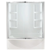 Saver 60" Bypass Tub Door, Clear // SILVER SHINE // 174532_AM00495400213_CDNwebp.webp