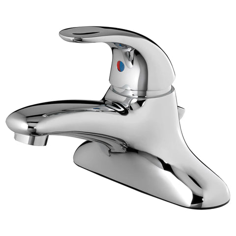 Monterrey - Robinet monobloc en fonte, 4 pouces centre à centre 1,5 gpm/5,7 l/min avec drain par pression en métal