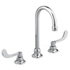 [6540174.002] Monterrey® 8-Inch Widespread Gooseneck Faucet With Wrist Blade Handles 0.35 gpm/1.3 Lpm - Polished Chrome
