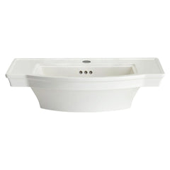 [0900001.020] Estate® Center Hole Only Pedestal Sink Top - White