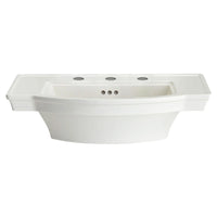 [0900008.020] Estate® 8-Inch Widespread Pedestal Sink Top - White