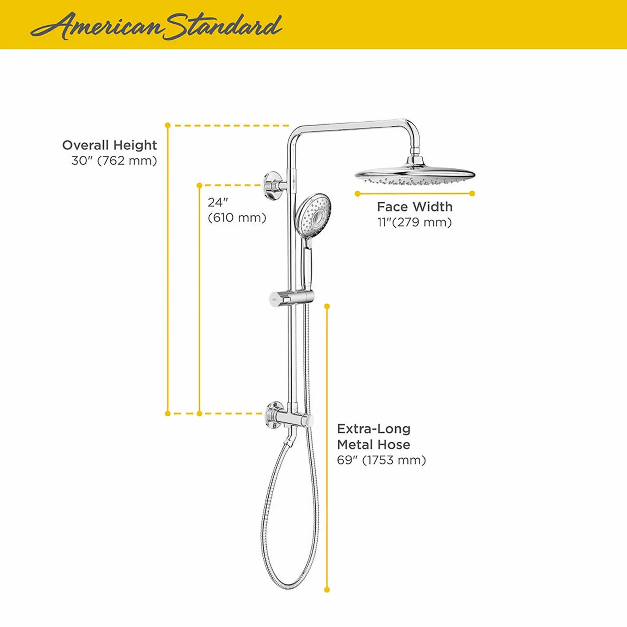 Spectra® Versa® - système de douche à 4 fonctions de 24 pouces 1,8 gpm/6,8 L/min avec pomme de douche à effet de pluie // CHROME POLI // 174795_9038804002_4_0_CDNwebp_87578f46-70bd-4a33-ac8a-24027f8dd569.webp