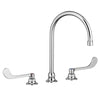 [6540168.002] Monterrey® 8-Inch Widespread Gooseneck Faucet With 6-inch Wrist Blade Handles 1.5 gpm/5.7 Lpm - Polished Chrome