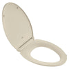 [5055A65C.021] Contemporary Slow-Close & Easy Lift-Off Elongated Toilet Seat for VorMax® CleanCurve® Style Rims - White