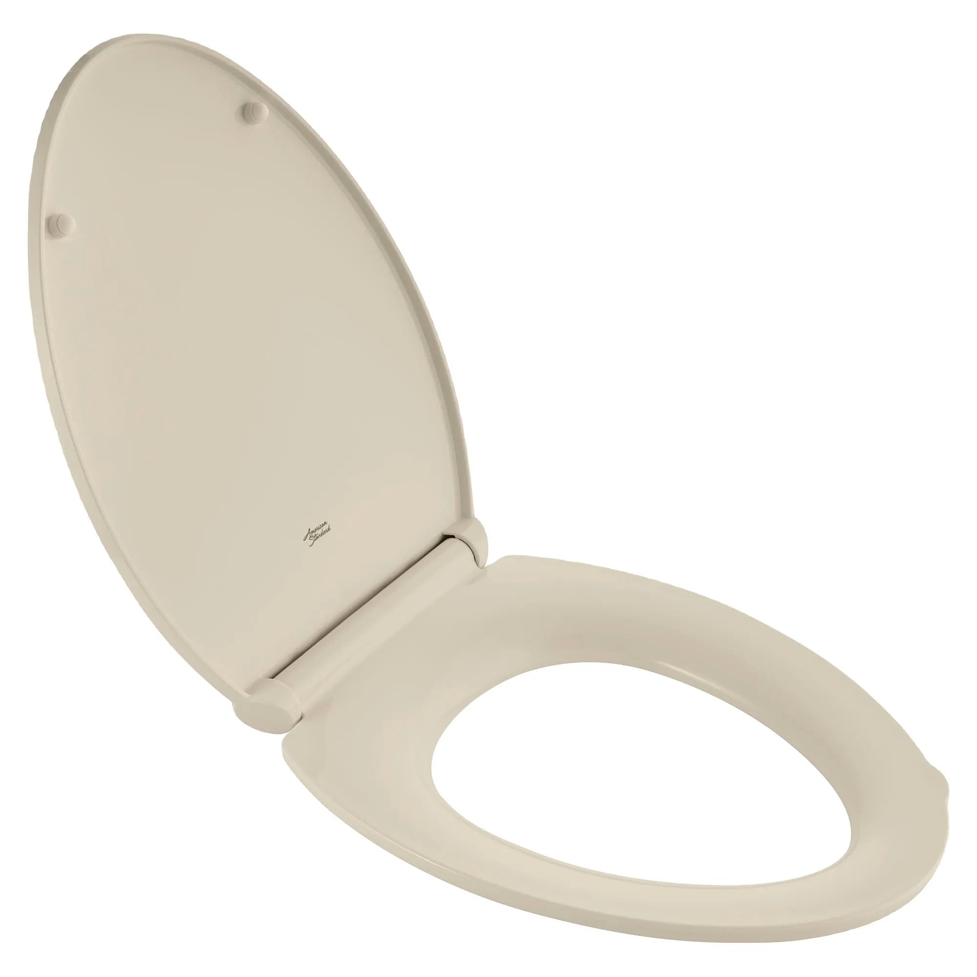 Siège pour toilette allongée VorMax® avec rebord CleanCurve®, style contemporain, à fermeture lente et détachement facile // OS // 175020_5055A65C021_1_Open_0_CDNwebp.webp