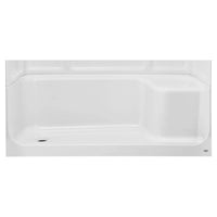 Elevate Seated Shower Base - Left Hand Outlet // ARCTIC // 175026_6030ST3L011_CDNwebp.webp