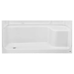 Elevate Seated Shower Base - Left Hand Outlet // ARCTIC // 175026_6030ST3L011_CDNwebp.webp