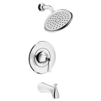 Glenmere 1.8 gpm/6.8 L/min Tub and Shower Trim Kit With Water-Saving Showerhead, Double Ceramic Pressure Balance Cartridge With Lever Handle // POLISHED CHROME // 175069_TU617502002_TU617508002_1_CDNwebp.webp