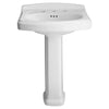 [0555801.020] Portsmouth® 8-Inch Widespread Pedestal Sink Top and Leg Combination - White