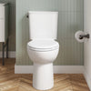 [250AA809.020] EcoStrength Aspirations Two-Piece 0.80 gpf/3 Lpf Chair Height Elongated Toilet Less Seat - White