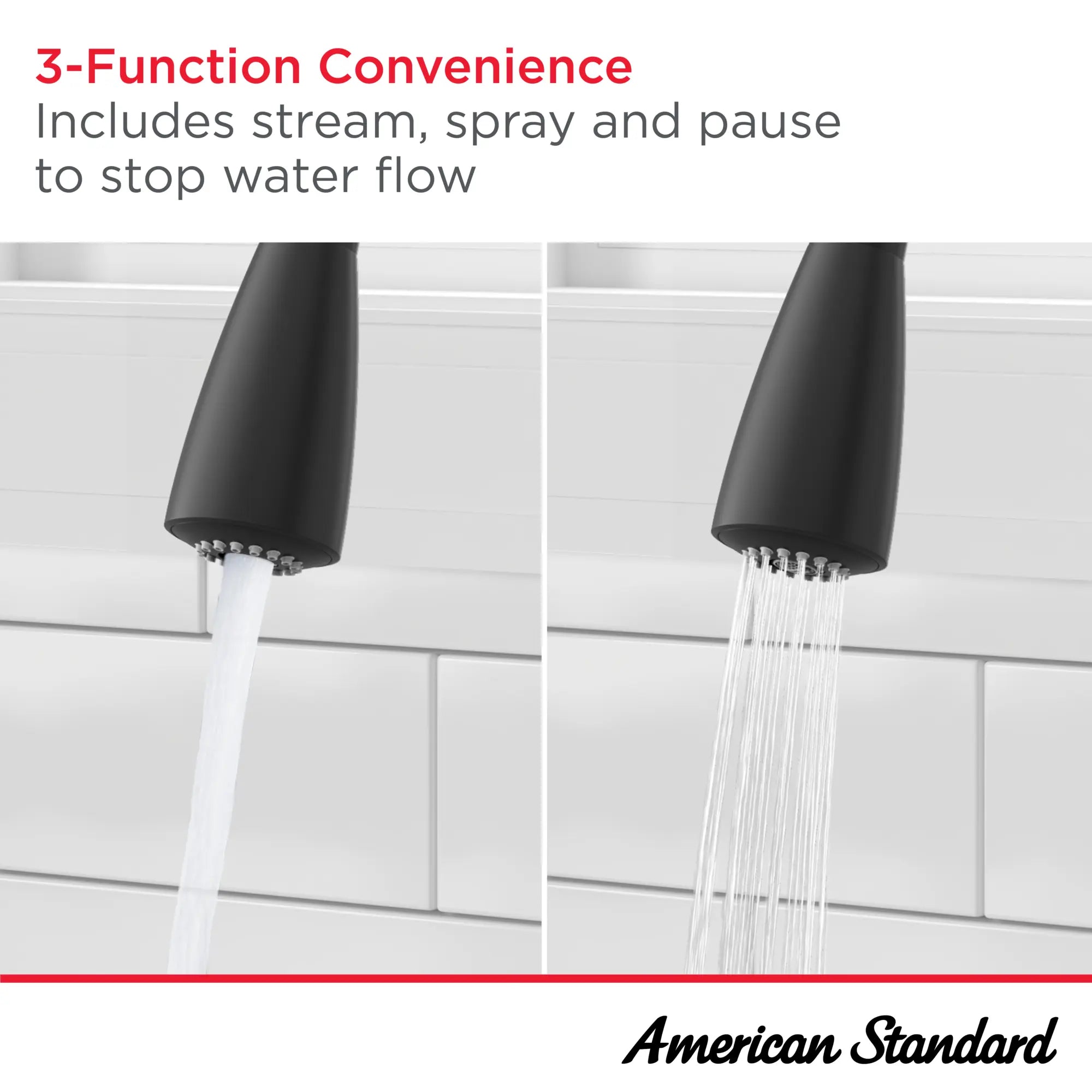 Robinet de cuisine Fairbury monocommande à douchette double, 1,8 gpm/6,8 L/min, avec poignée à levier // CHROME POLI // 187975_Fairbury_Infographic_7418300_0004_JUN2025_2_CDNwebp.webp